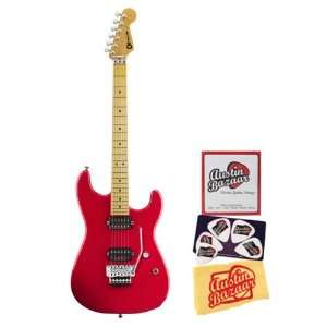   Pick Card, and Polishing Cloth   Candy Red, Maple Fretboard Musical