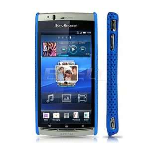  Ecell   BLUE MESH HARD CASE FOR SONY ERICSSON XPERIA ARC 