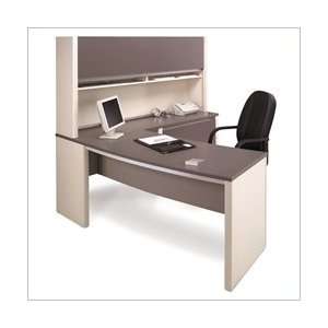  Bestar Connexion L Shaped Office Desk with Hutch and 