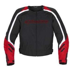  Alpinestars Exile Jacket   4X Large/Black/Red Automotive