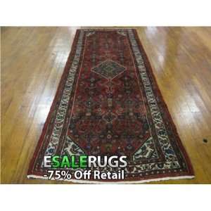  9 9 x 3 6 Hossainabad Hand Knotted Persian rug: Home 