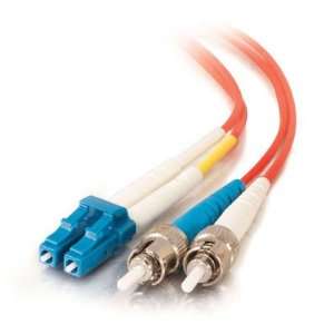   33337 LC/ST Duplex 9/125 Single Mode Fiber Patch Cable (3 Meters, Red