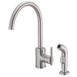   Collection Single Handle High Rise Spout Kitchen Faucet With Spray