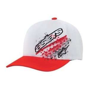  Alpinestars Freedom Flexfit Hat , Color Red, Size Sm Md 