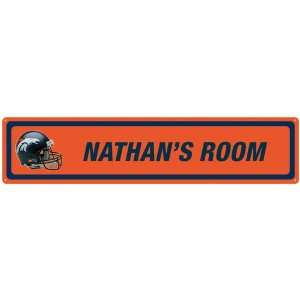 Denver Broncos Personalized Room Sign 