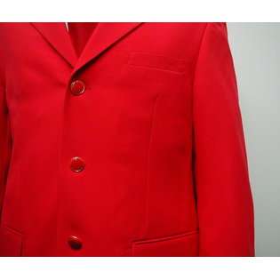 New Mens Red Single Breasted Three Button Blazer Sportscoat Dinner 