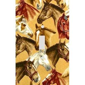  Horse Collage Decorative Switchplate Cover