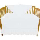 Baby Doll Solid White Portable Crib bedding