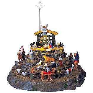 Nativity Scene, With 9V Adapter  Lemax Village Collection Seasonal 