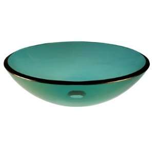  Clear Green Tempered Glass Sink