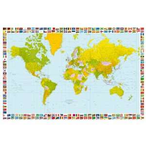 Map of the World Giant Wall Art 