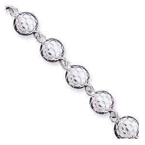 Genuine IceCarats Designer Jewelry Gift Sterling Silver Soccerballs 