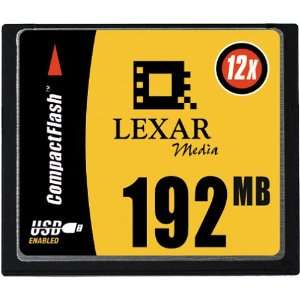  Lexar Media 192 MB USB 12X High Speed CompactFlash Card 