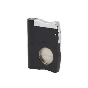  Lotus 101 Series Cigar Cutter w/ Two Punches   Black Matte 