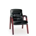   Guest Chair   Upholstery Commerce   Brick, Finish Dark Cherry