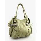   New Womens Light Green Super soft New York style Tote Handbag   A 93
