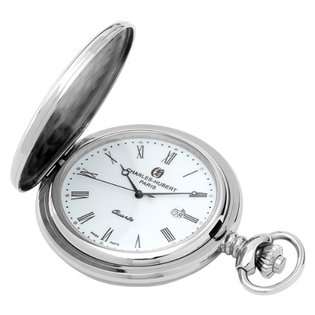   , Paris Charles Hubert, Paris Stainless Steel Quartz Pocket Watch
