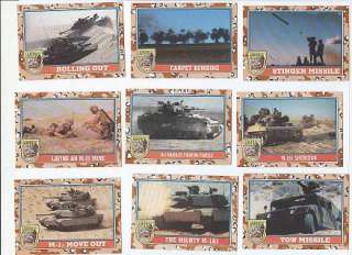 Desert Storm Series 2 Victory Trading Card Set  