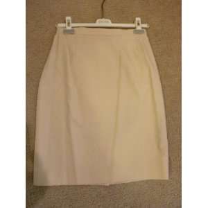   Cream Escada High Waisted Pencil Skirt Size 36 