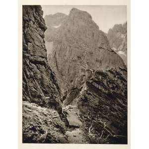  1928 Totenkirchl Mountain Wilder Kaiser Tyrol Austria 