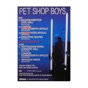  PET SHOP BOYS UK Tour 2007 Music Poster
