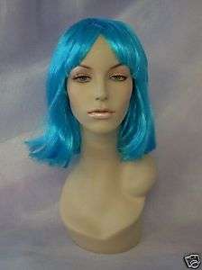Costume wig Blue Mannequin Head Hair #WG SW075B  