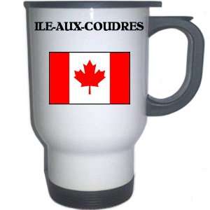  Canada   ILE AUX COUDRES White Stainless Steel Mug 