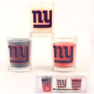 NFL New York Giants Team Decorator Candles:  Sports 