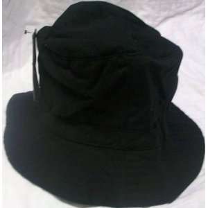    Black Cotton, One Size Fits All, Women Hat 