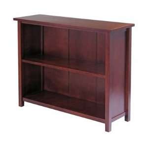   Milan Storage Shelf Or Bookcase, 3 Tier, Long By Winsome Wood: Beauty