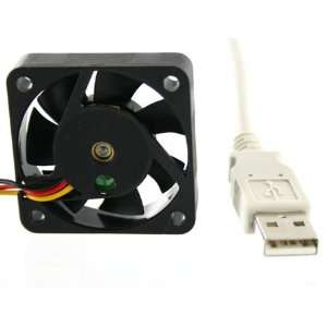   40 x 10mm (1.57 x 1.57 x 0.39 inch) USB Fan