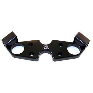 Anodized Black Solid Top Busa (99 07) Clamp Engraved With Speed Symbol 
