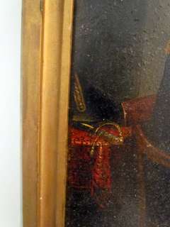 Antique 1820s US MILITARY Naval Commander Portrait Painting  