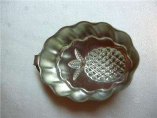 Vintage Style Miniature COPPER MOLD PINEAPPLE Tin Lined Loop Hanger 