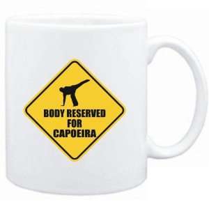    Mug White  BODY RESERVED FOR Capoeira  Sports