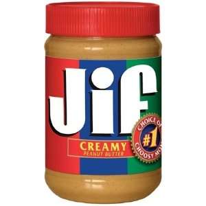JIF Creamy Peanut Butter 18 oz. 2 Pack:  Grocery & Gourmet 