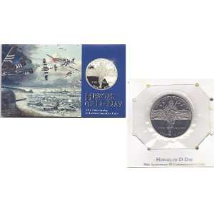 Heroes of D Day $5 Commemorative Coin 