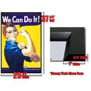  Framed Rosie The Riveter We Can Do It Poster FrPp0052 