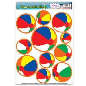  Summer Beach Balls Vinyl Window Clings