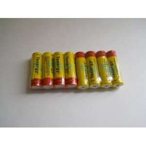  8 Pack AA NiCd 1000 mAh 1.2 V Rechargeable Batteries by 