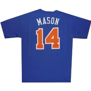  New York Knicks Anthony Mason Throwback T Shirt by Adidas 