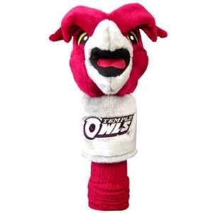 Temple Owls Plush Mascot Headcover:  Sports & Outdoors