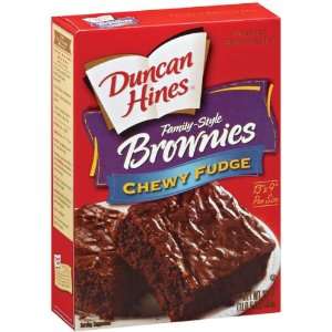 Duncan Hines Chewy Fudge Brownie Mix 19.95 oz (Pack of 12):  