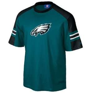   Reebok Philadelphia Eagles Green Touchback T shirt