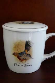 VICTORIAN TRADING Co EARLY BIRD CUP WITH LID LoVeLy  