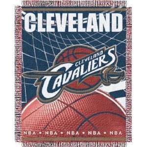  Cleveland Cavaliers Game Time Woven Jacquard Throw Sports 