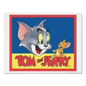 Tom And Jerry Logo Shaded Poster:  Home & Kitchen