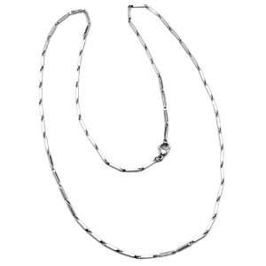 Stainless Steel Mens Ladies Unisex Fancy Bar Link Chain Necklace 23 