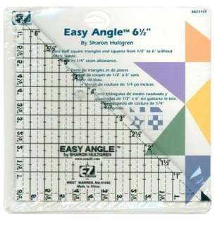 Wrights EZ Quilting Acrylic Template   Easy Angle 6.5  