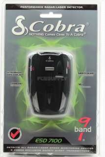   Cobra Car Radar 9 BAND 360° Detector ESD 7100 LaserEye Laser ESD7100